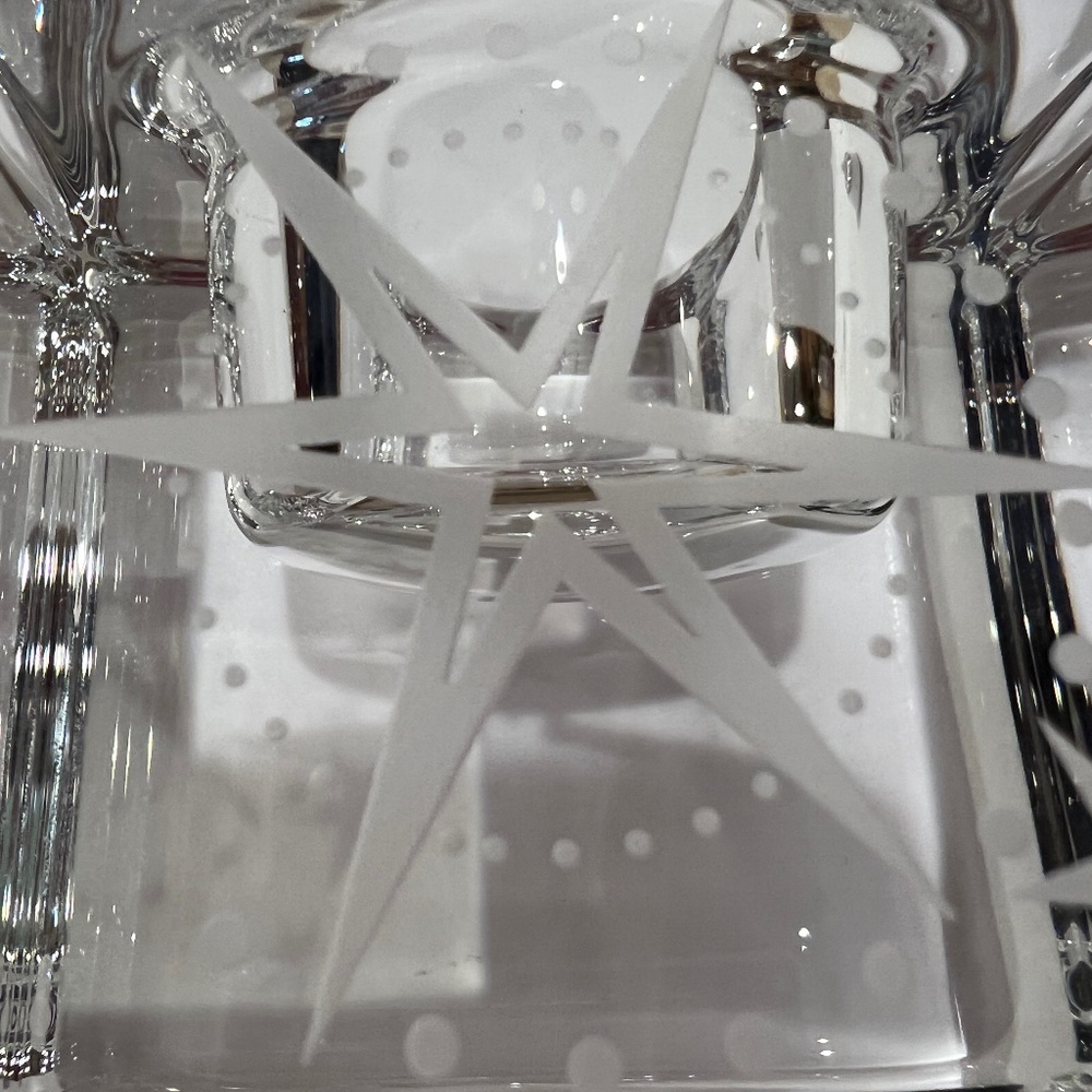 Orrefors crystal Ice Cube votive A - Picture 3 of 8